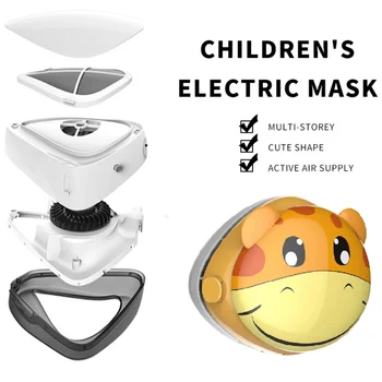 

Latest Smart Personal PM2.5 Portable uv Air Purifier Usb Charging Electronic Purifier with fliters Children's cartoon mask gift