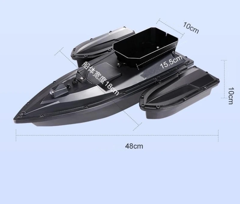 Обновленный Одноручный пульт дистанционного управления, отправка крючка, умный пульт дистанционного управления, приманка, лодка, 500 м, 3 часа, фиксированная скорость, круиз, р/у, рыбацкая лодка