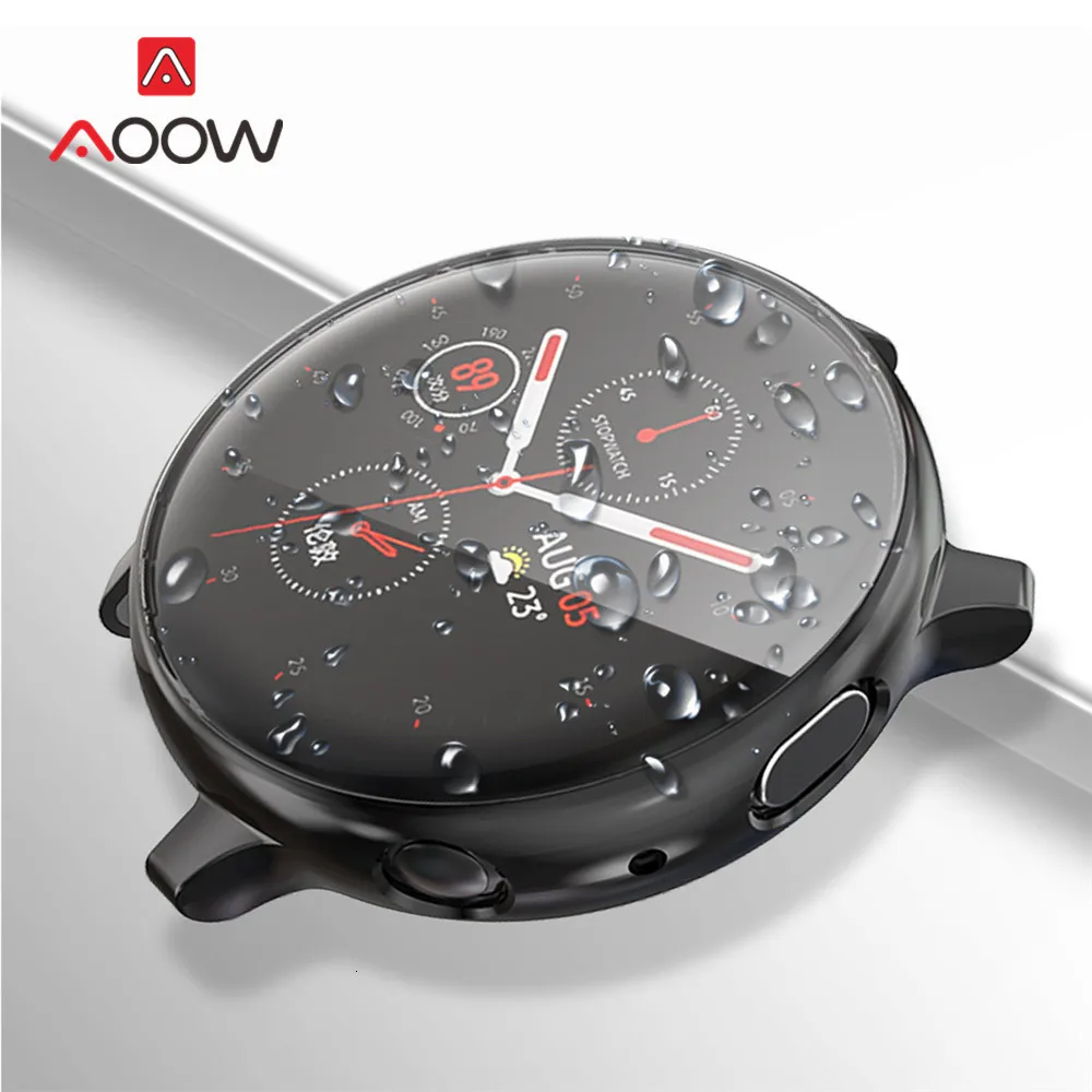 Защитный чехол для экрана для samsung Galaxy Watch Active 2 40 мм 44 мм R820 R830 Active2 ультратонкий защитный чехол с полным покрытием