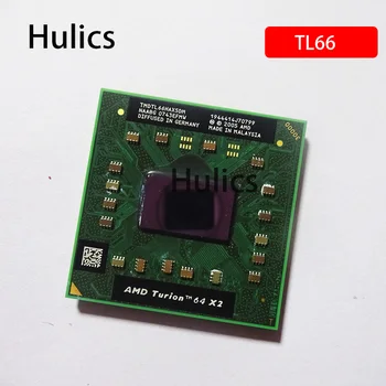 

Hulics Original AMD Turion 64 X2 Mobile technology TL-66 TL 66 TL66 2.3 GHz Dual-Core Dual-Thread CPU Processor TMDTL66HAX5DC