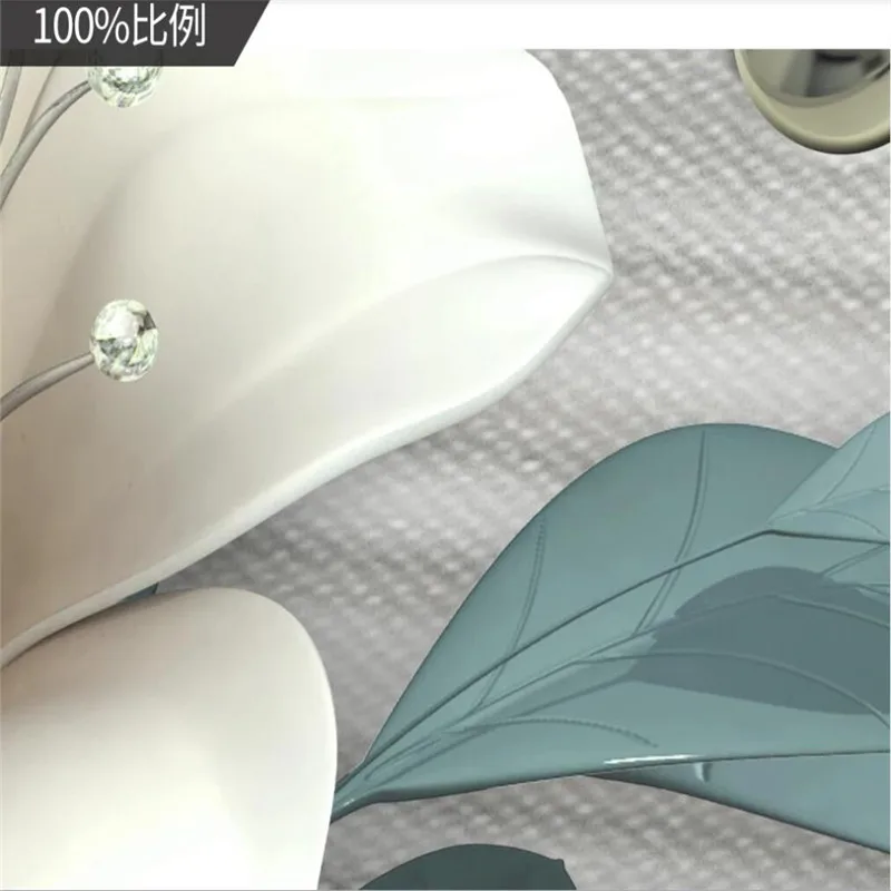Professional custom wallpaper murals Clivia three-dimensional jewelry flowers TV sofa background wall