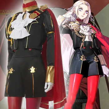 

Game Fire Emblem ThreeHouses Cosplay costumes Edelgard Von Fresberg Cosplay Costumes Dresses clothes uniforms suits Women