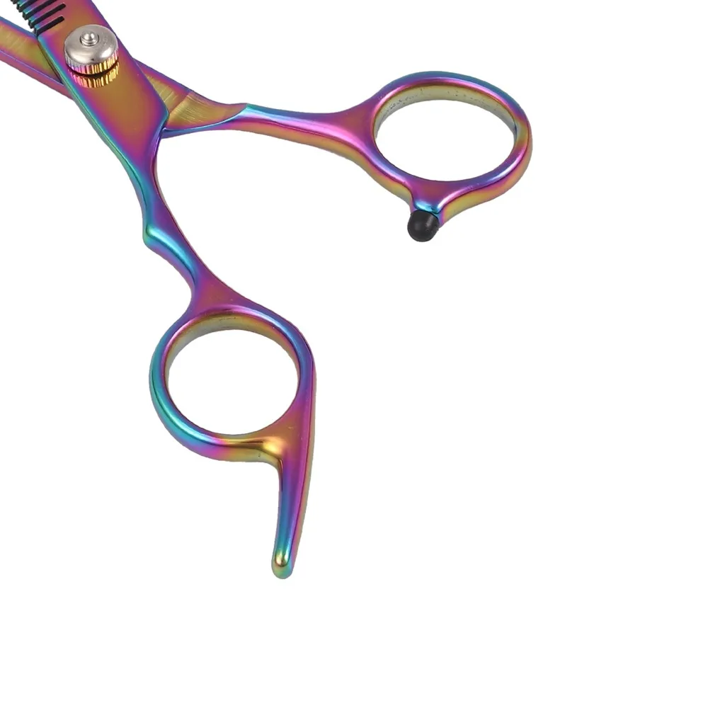 Proster 4 pcs For Dog Grooming Cutting Thinning Curved Shears Comb Kit Pet Hair Scissors Set Straight Scissors