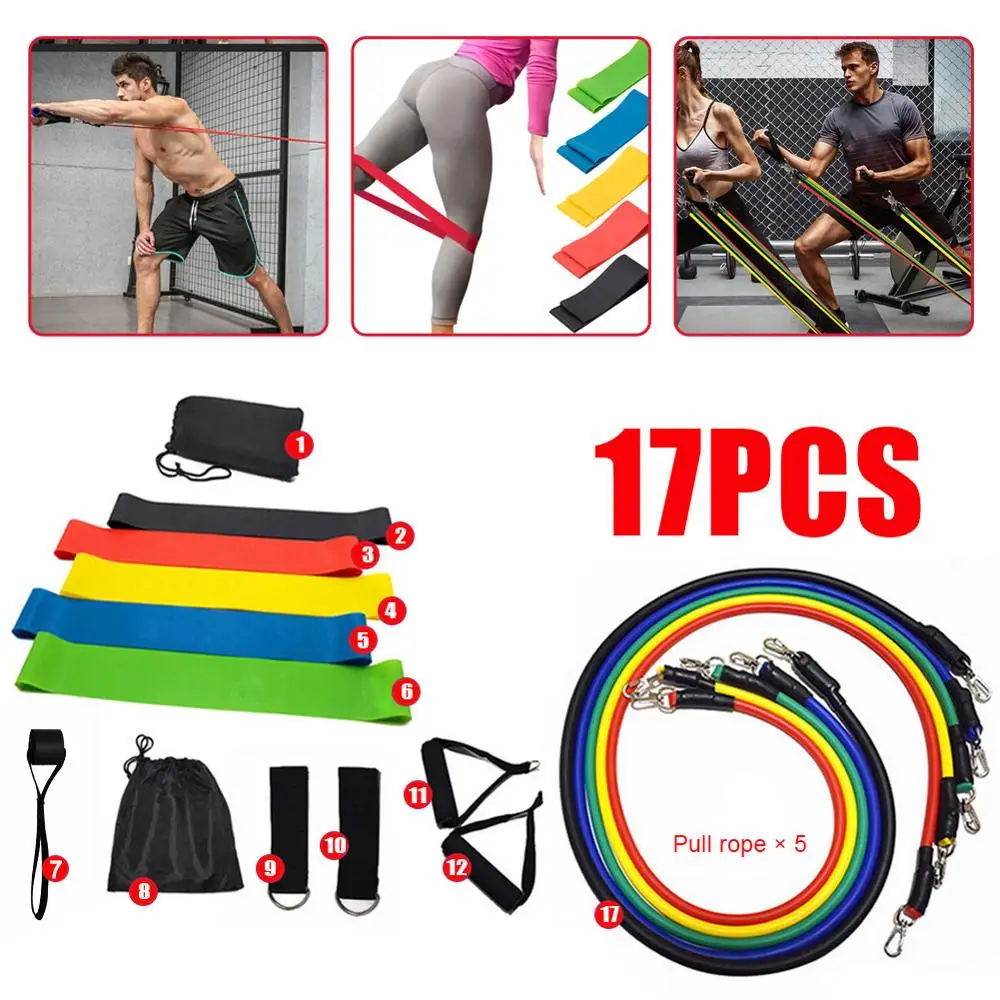 

Yoga Resistance Bands Multi-Function Sports Rally Suit Fitness Training Rally Expander Workout Training Bands Fitness Equipment