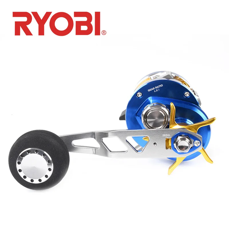 

RYOBI RANMI full metal fishing reel trolling sea fish slow jigging fishing wheel 10+1BB high gear ratio 6.8:1