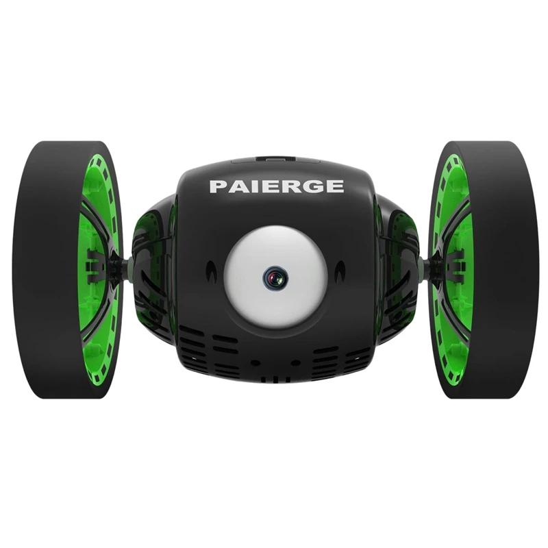 

Mini Cars Bounce Car 2.4Ghz Rc Car with Flexible Wheels Rotation Led Light Remote Control Robot Car Toys for Gifts
