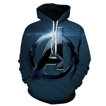 

The Avengers Design Sweatshirt Hoodies Men Women Captain America Printed Streetwear Spring Long Sleeve Tracksuit Male Jacket