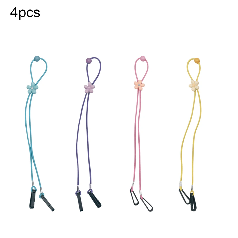 

5pcs/4pcs Mask Accessories DIY Face Mask Lanyard Safety Mask Ear Conservation Holder Rope Neck Hanging Kid Mask Extension Cord