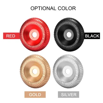 

Wood Grinding Angle Wooden Wheel Sanding Carving Rotary Tool Abrasive Disc For Angle Grinder Tungsten Carbide Coating 22mm