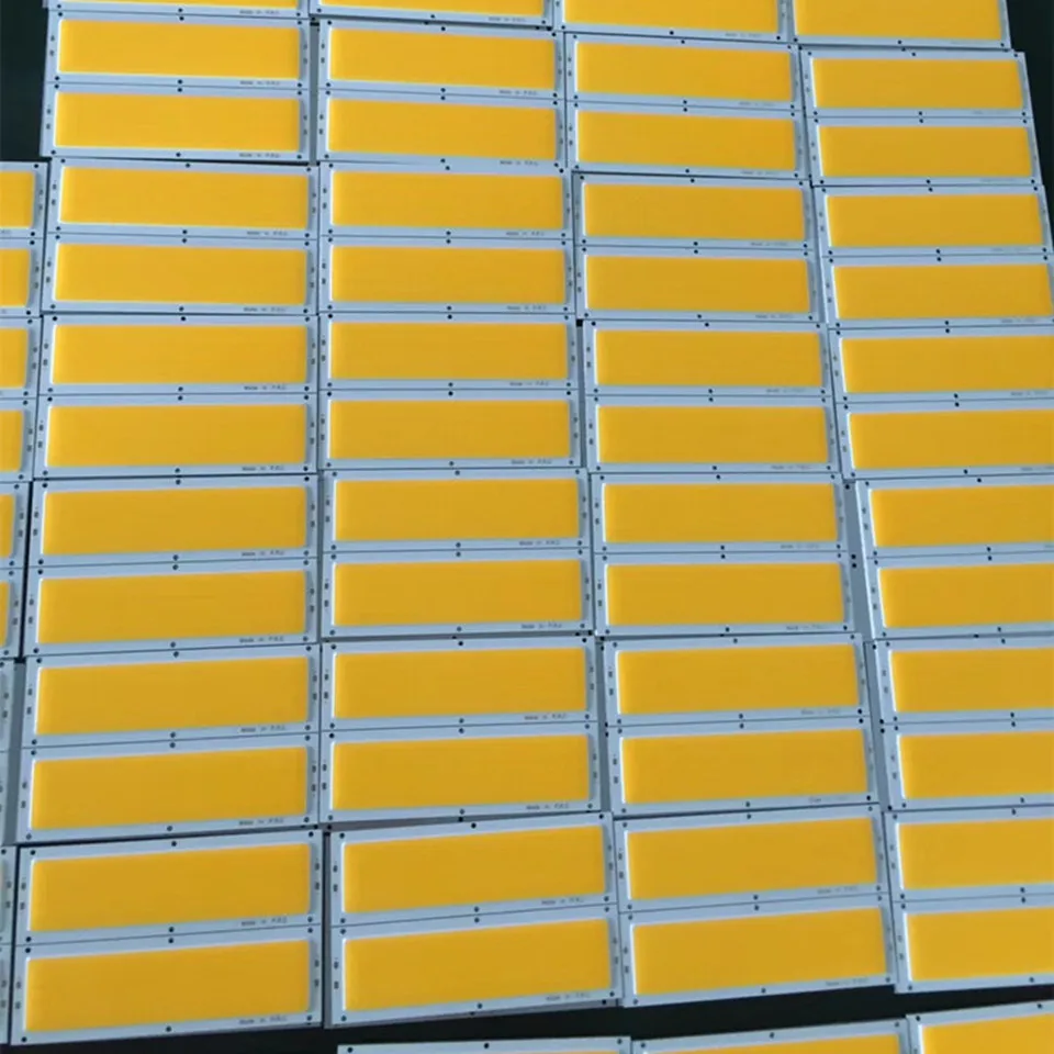 Painel de Led para Faça Lâmpada de Iluminação ao ar Levou Chip on Board Dia Quente Branco Puro Cor Azul Você Mesmo Livre Indoor Fonte 94x50mm 10w Luz Cob 18 Painel de led com chip cob, 94x50mm,