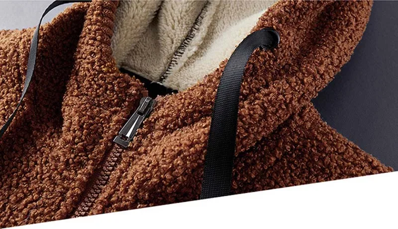 Mcikkny Men Warm Winter Hoodies Cardigan Fleece Lined Sweater Coats Male Knitted Clothing For Autumn (7)