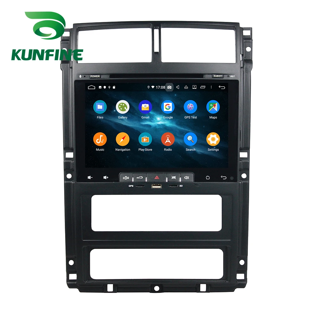 Flash Deal Android 9.0 Octa Core 4GB RAM 64GB Rom Car DVD GPS Multimedia Player Car Stereo Deckless For PEUGEOT 405 Radio Headunit WIFI 4
