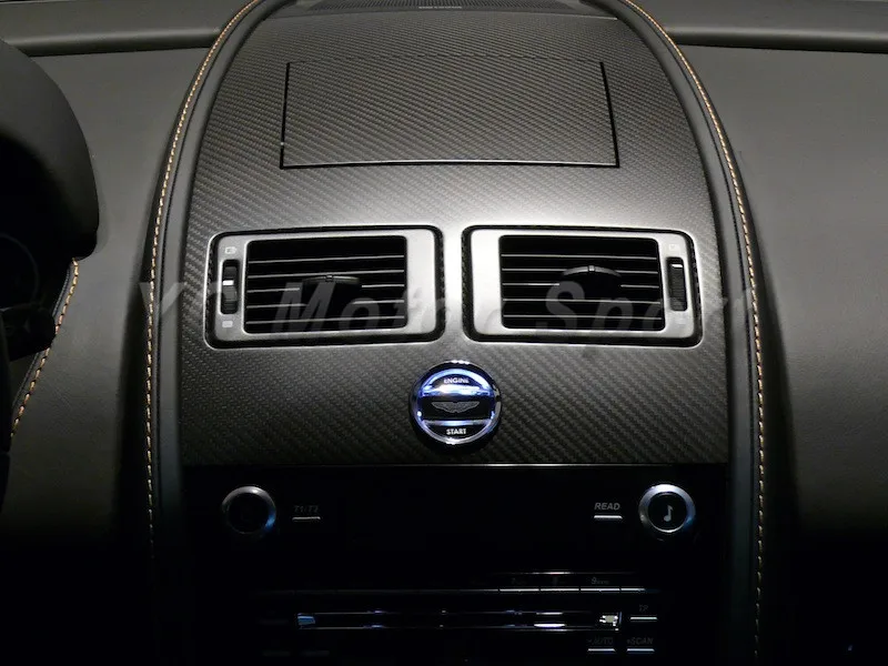 

Внутренняя отделка из сухого углеродного волокна, подходит для 2006-2015 Aston Martin V8 V12 Vantage & S, ручная передача MT, приборная панель Surround