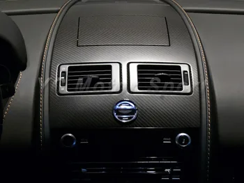 شراءحواف داخلية من ألياف الكربون الجافة تناسب 2006-2015 أستون مارتن V8 V12 فانتاج & S ناقل الحركة اليدوي MT لوحة تحكم محيطة