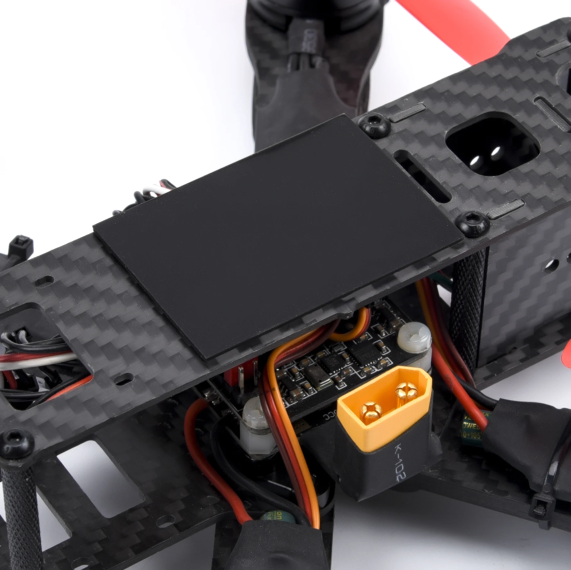 배터리 실리콘 미끄럼 방지 패드, RC 멀티로터 FPV 레이싱 드론용 배터리 스티커, 10 개입