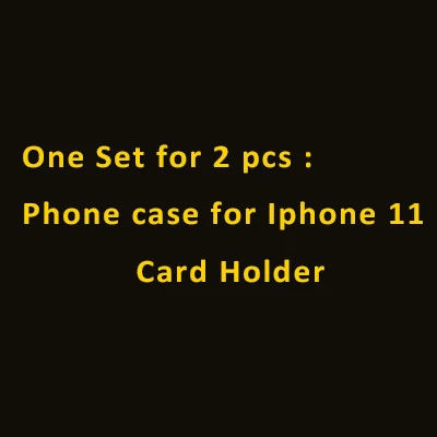 For Iphone 11 Hiram Beron сделай свой собственный бумажник для карт чехол croco с узким карманом для карт Рождественский подарок Прямая поставка - Цвет: For Iphone 11