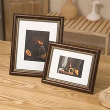 1PCS 6-10 Inch Classic Vintage Green Picture Frame Hanging Wall Family Photo Frames Decor Wedding Room Desktop Resin Photo Frame