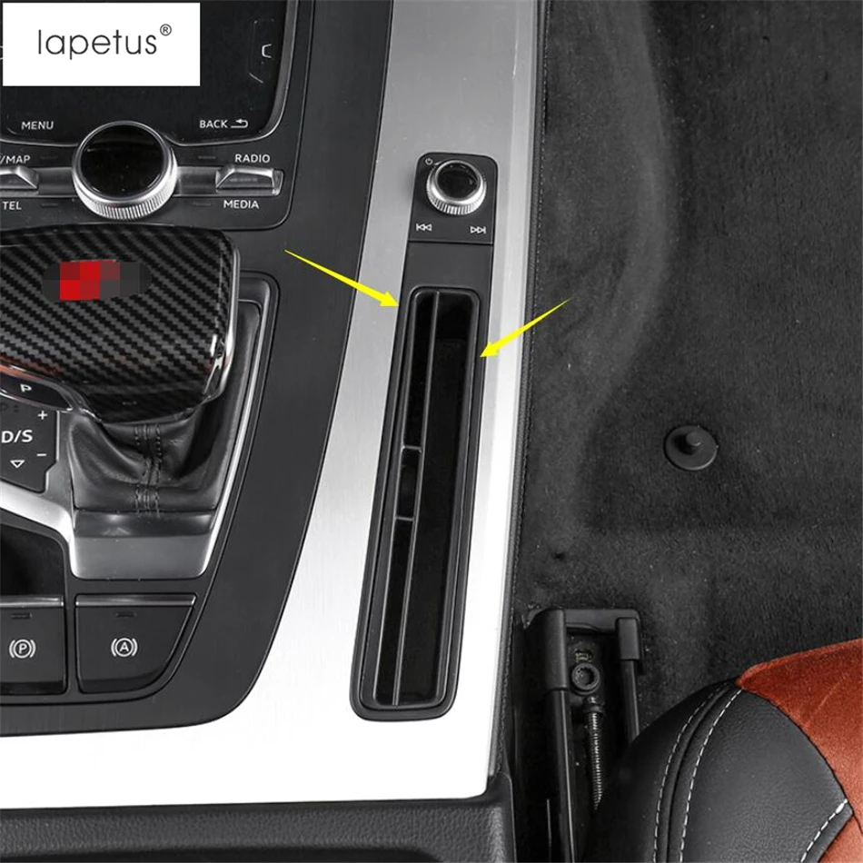 Аксессуары Lapetus подходят для Audi Q5 пластиковый центральный блок управления для карт контейнер для хранения застежка коробка литьевая крышка комплект