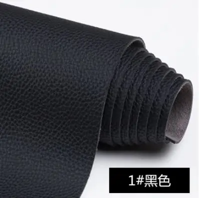 1pc 50x138cm Solid Color PU synthetic leather fabric for DIY Sofa, luggage, shoes，bag material - Цвет: 1