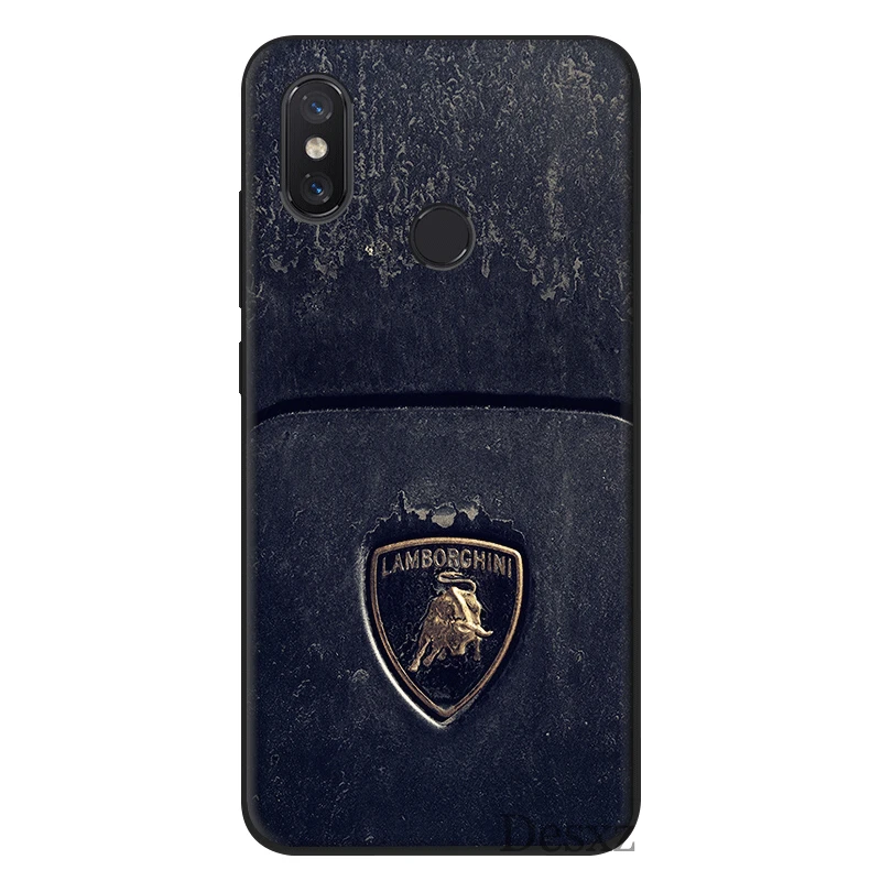 Чехол для телефона xiaomi Redmi Note 6 7 8 Pro 5 5A 4X Prime, милый чехол с логотипом Lamborghini - Цвет: B9