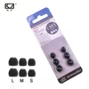 KZ Original 6pcs/3pairs In-Ear Earcaps For Earphone Silicone Covers Cap Replacement Earbud Eartips Earplug Ear Tips Pads Cushion ► Photo 1/6