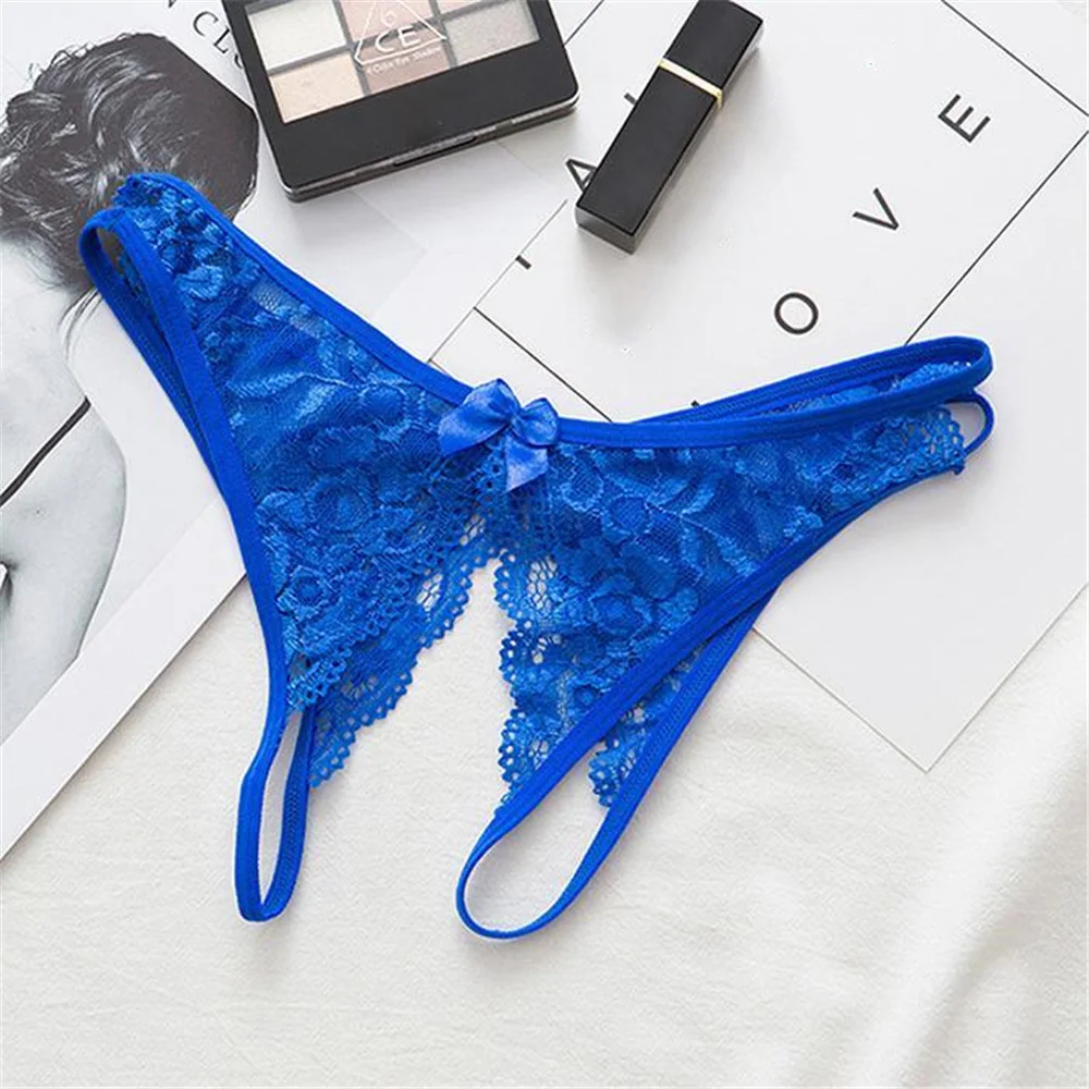 

Female Panties Floral G-string Sexy Underwear Crotch Women Erotic Lingerie Woman Bikini All Low Open Nightwear Max Lace Briefs