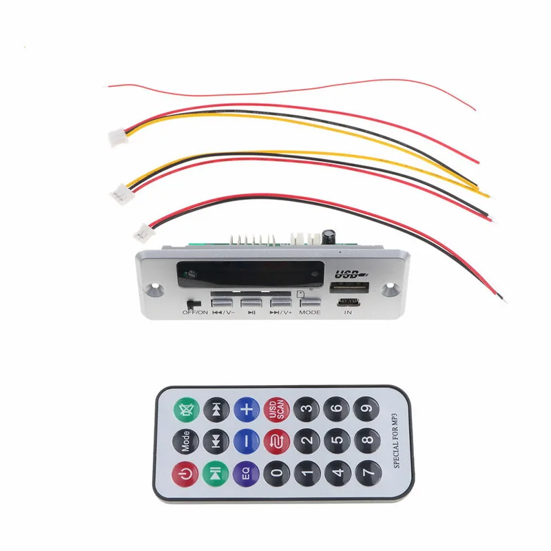 PCBA Audio Decoding Module Board MP3 Bluetooth Decode with Remote Controller Hi 888