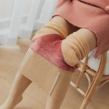

2020 New Fashion 2Colors Winter Leggings Women's Warm Leggings High Waist Thick Velvet Legging Solid All-Match Sexy Leggings