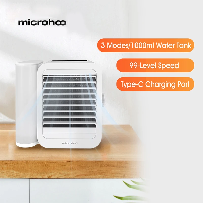 Сяоми портативный кондиционер. Xiaomi microhoo personal air conditioning. Кондиционер мобильный microhoo personal air conditioning white mh01r. Microhoo evaporative humidifier j1b. Охладитель настольный microhoo.