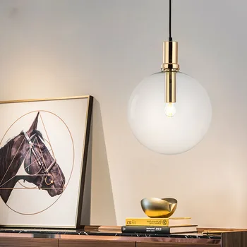 

JAXLONG Modern Lighting Pendant Lamp Lights Hanging Lamp Deco Lighting Fixtures Kitchen Dining Room Glass LED Restaurant Home AC