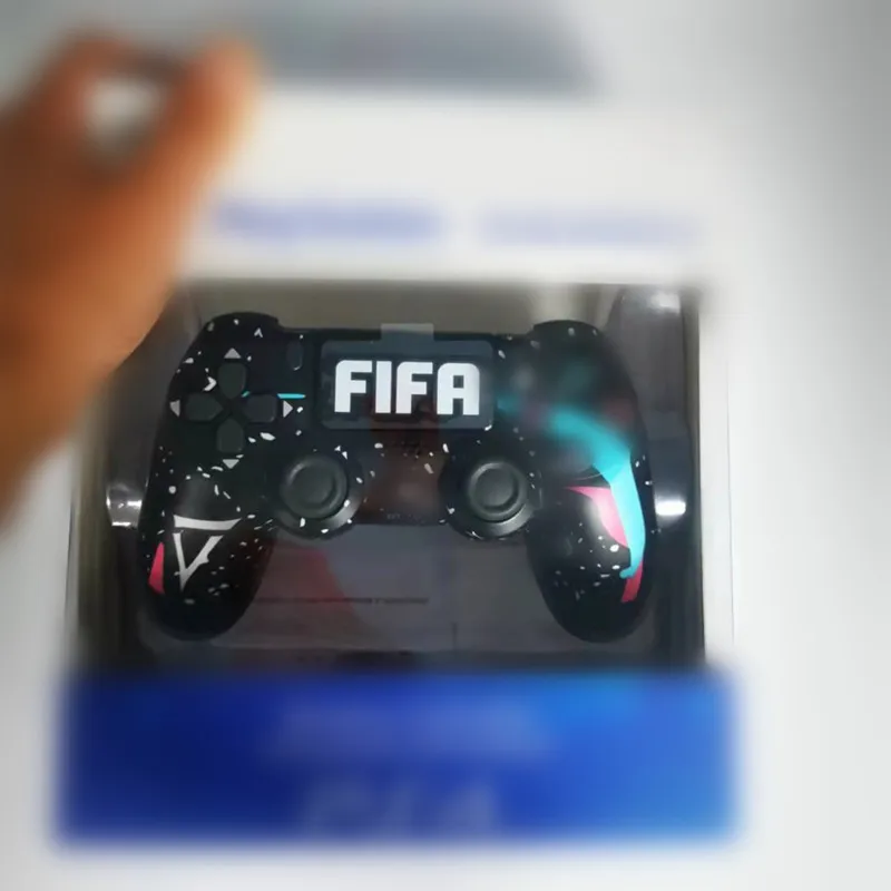 Беспроводной игровой контроллер PS4 Pro 6-осевой двойной амортизирующий джойстик