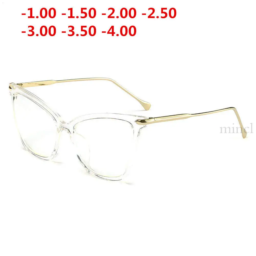 MINCL/ Новая Винтажная огромная оправа женские близорукие очки «кошачий глаз» полная оправа Солнцезащитная фотохромная линза женские близорукие очки NX