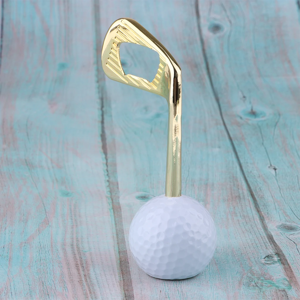 Creative Golf Ball Bottle Opener Zinc Alloy Beer Cap Puller Openers Golf Training Aids