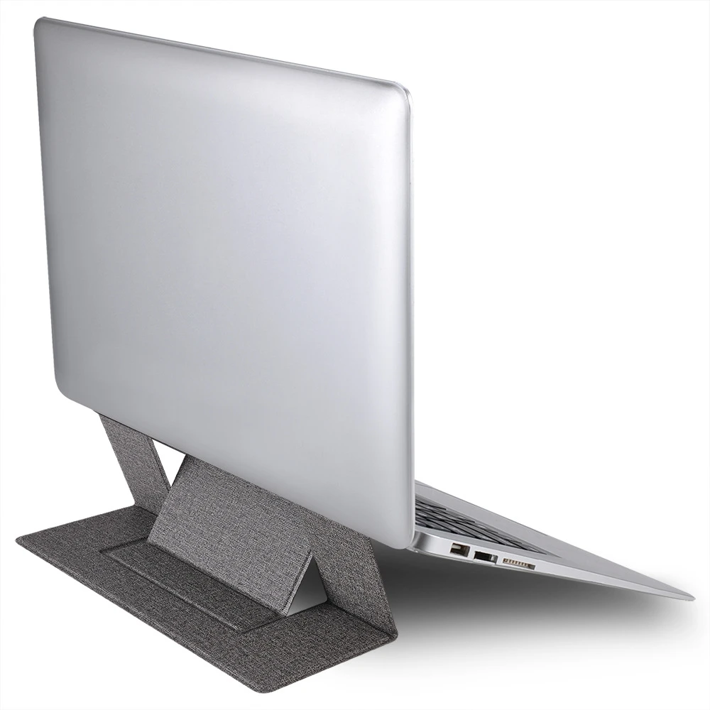 Складная подставка для ноутбука, регулируемый кронштейн, Накладка для ноутбука, клейкие невидимые подставки, ТПУ, портативный держатель для планшета для MacBook, lenovo, dell