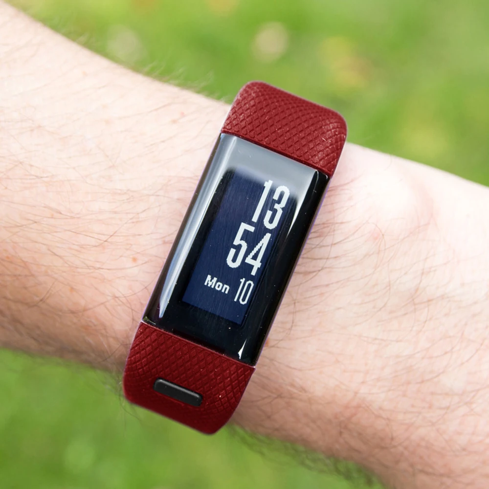 Смарт-часы кольцо ремешок на запястье для часы Garmin vivosmart HR+ спортивные Смарт-часы сменный Браслет браслет силиконовый ремешок