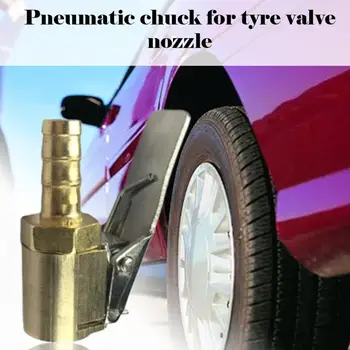 

All Copper Material Inflatable Chuck Car Tire Valve Inflatable Chuck Pure Copper Chuck Type Air Nozzle Pneumatic Pump Adapter