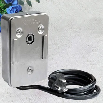 

1PC Stainless Steel Barbecue Motor Waterproof Grill Motor Special Grill Fork Motor for Home Store Use with EU Plug Silver