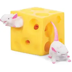 Антистрессовый игровой набор поймай мышонка антистресс слаймы новогодний символ мышка подарок на новый года 2020 игрушки для детей