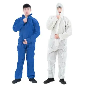 

Isolation Protective Medical Clothing Reusable Protective Overall Suit Splashproof Lab Hospital Protection Isolation Clothing