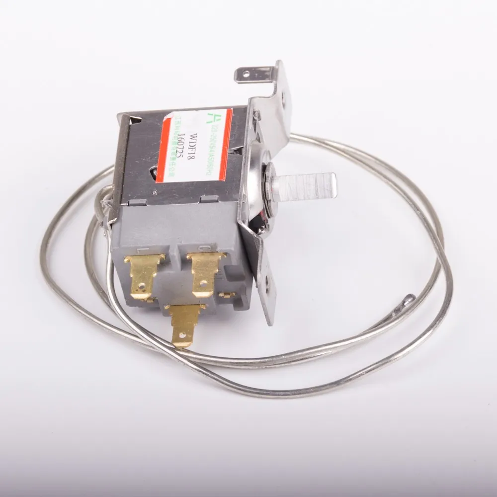 3 pins refrigerator thermostat freezer temperature controller switch 68mm heat lines 3 feet 220v 250v fridge replacement parts