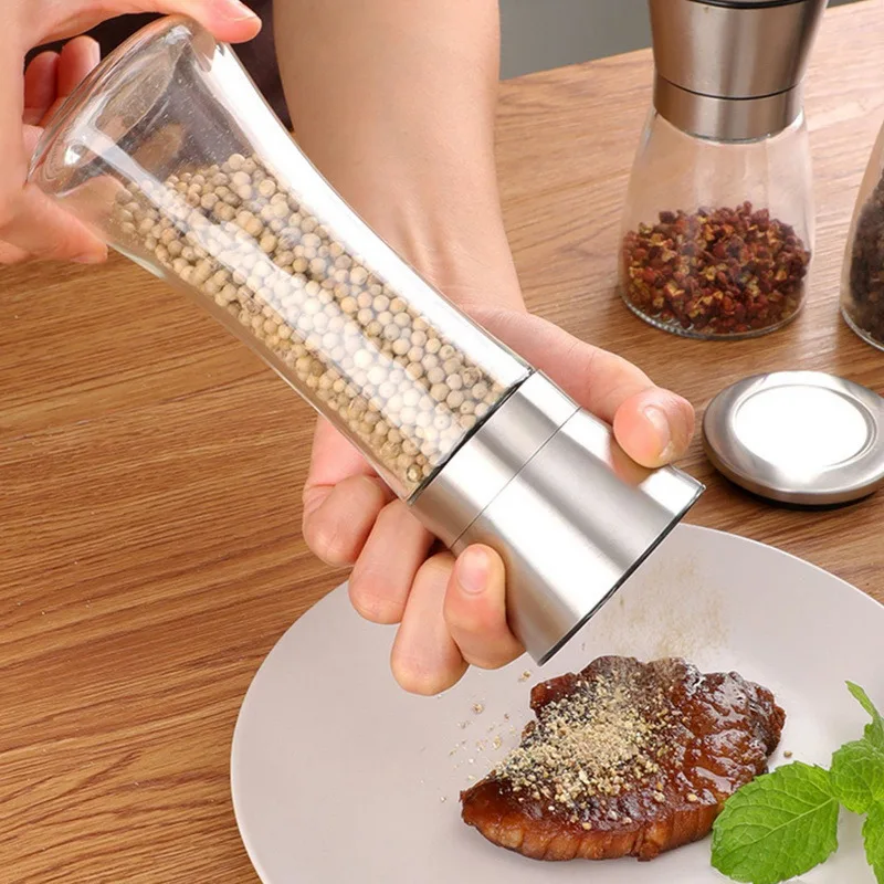 Pepper Grinder Kitchen Grinding Bottles Salt Pepper Mill Grinder Pepper Grinders Shaker Spice