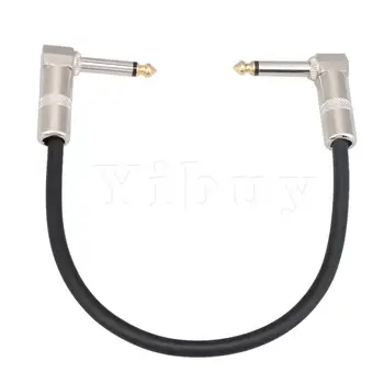 

Yibuy 32cm Mono Guitar Patch Cable 1/4 for Instrument Effects Pedal Boards
