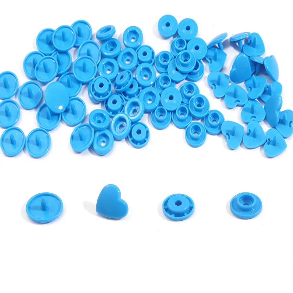 thumbnail image 1 of 10/20 juegos de botones a presión de plástico de 12 mm con forma de corazón T5, cierre a presión para ropa de bebé, hebilla de presión, accesorios para manualidades y prendas de vestir, 1 of 5