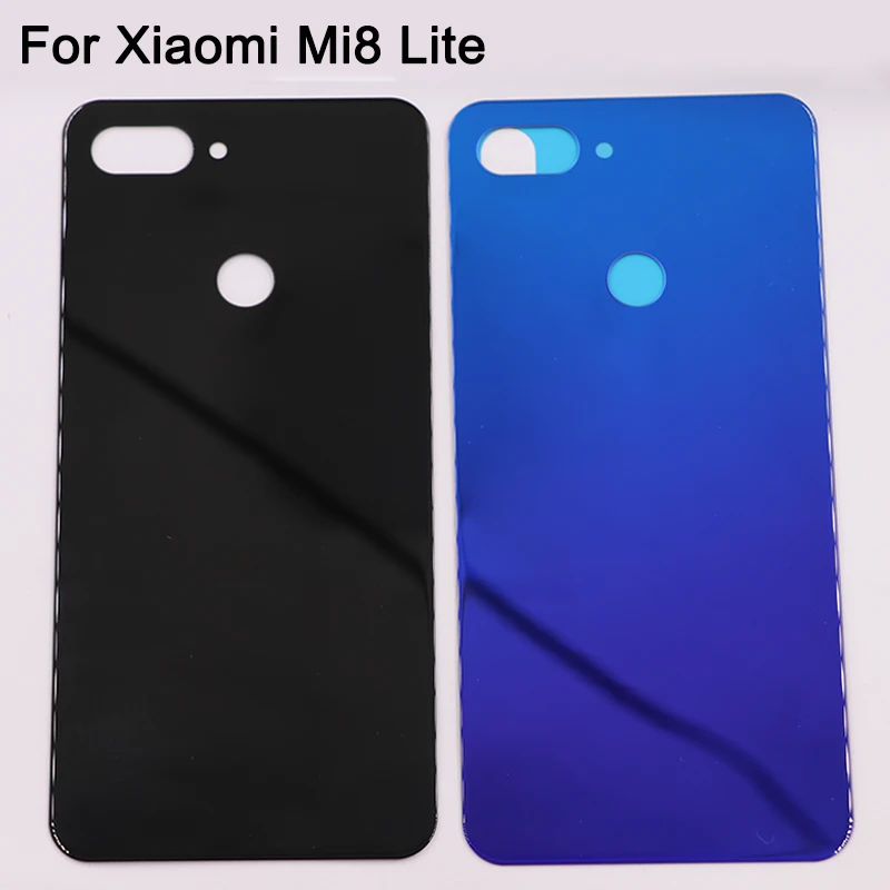 mi 8 Lite чехол для батареи для Xiaomi mi 8 lite задняя крышка Задняя стеклянная дверная панель Корпус чехол