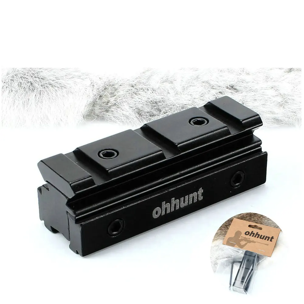 

ohhunt Lot 11mm Dovetail Rail to 20mm Weaver Rail Converter Scope Mount Rifle Base With Three Dovetail Rails