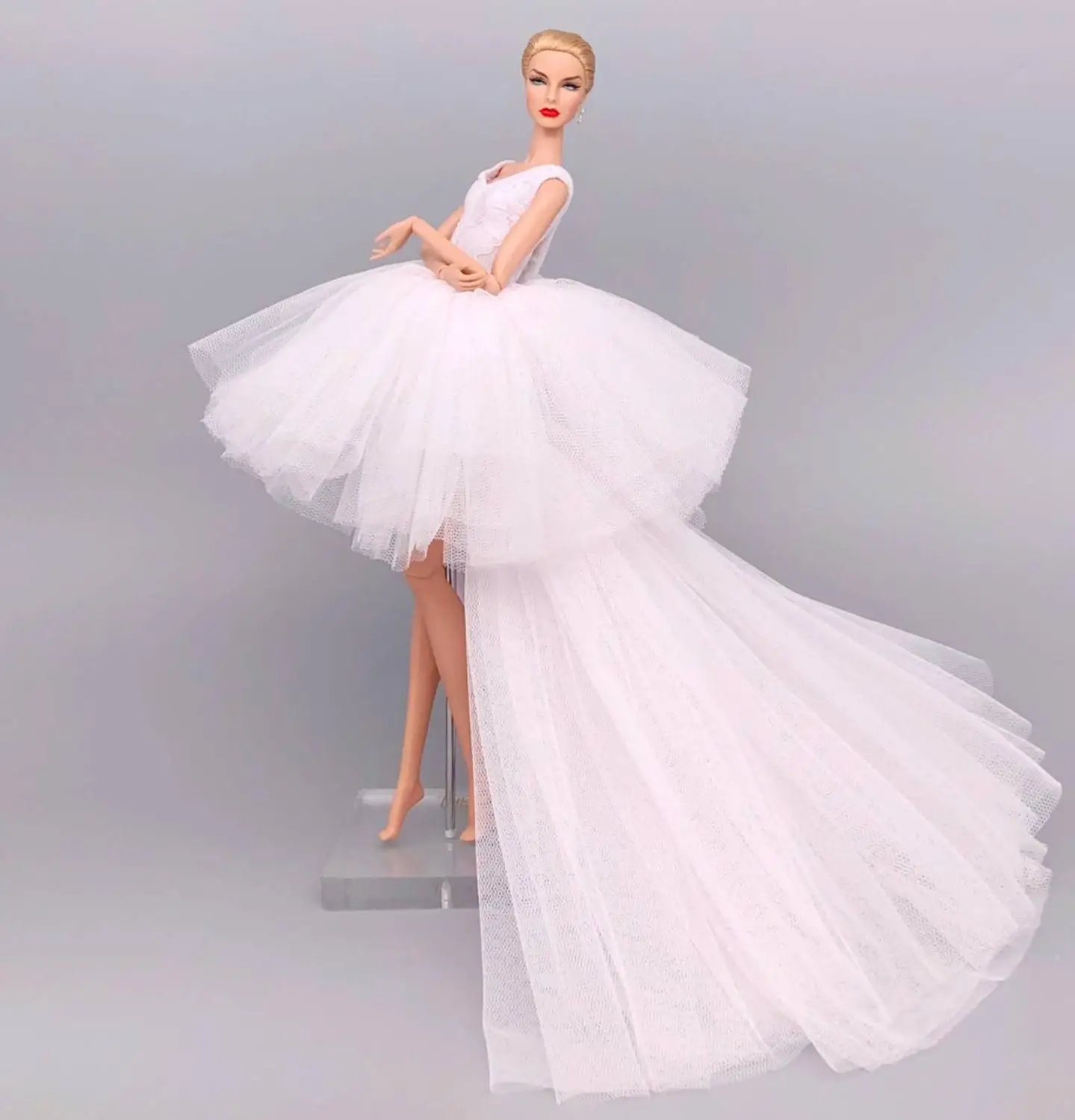 fashion for elegant lady wedding dress for barbie doll clothes princesa barbie dress long accessories barbie doll clothes doll clothes doll clothes accessories doll accessories