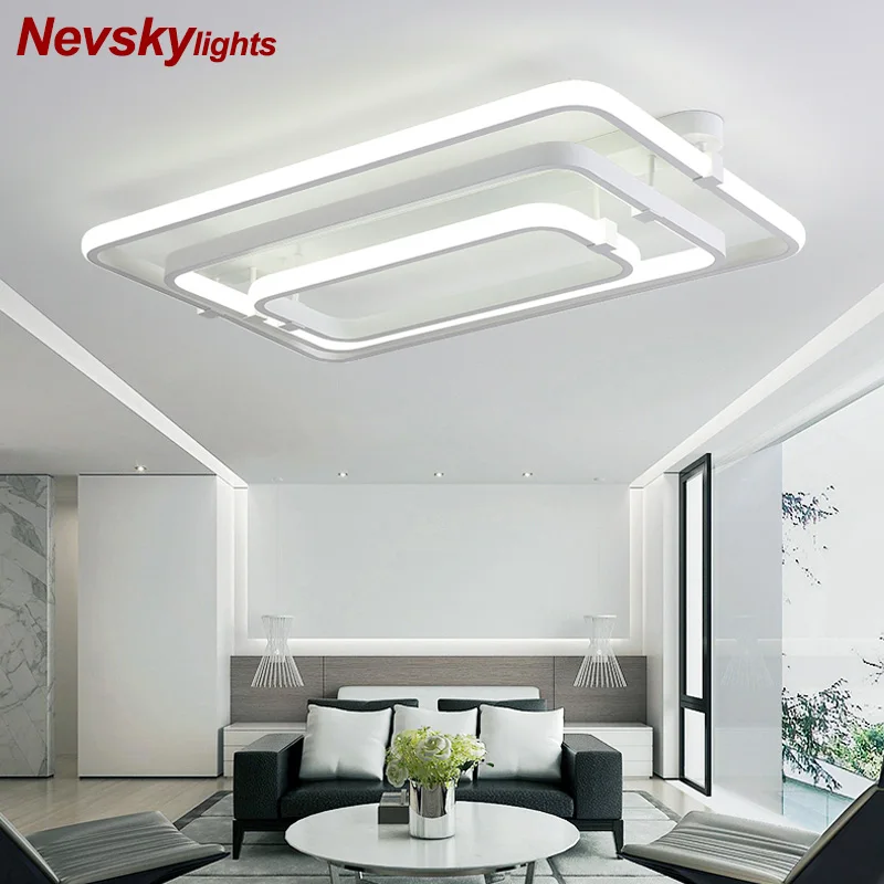

Modern led Ceiling lights living ceiling lamp dining minimalist white Line light Bedroom surface mounted Ceiling Lamp Study Room
