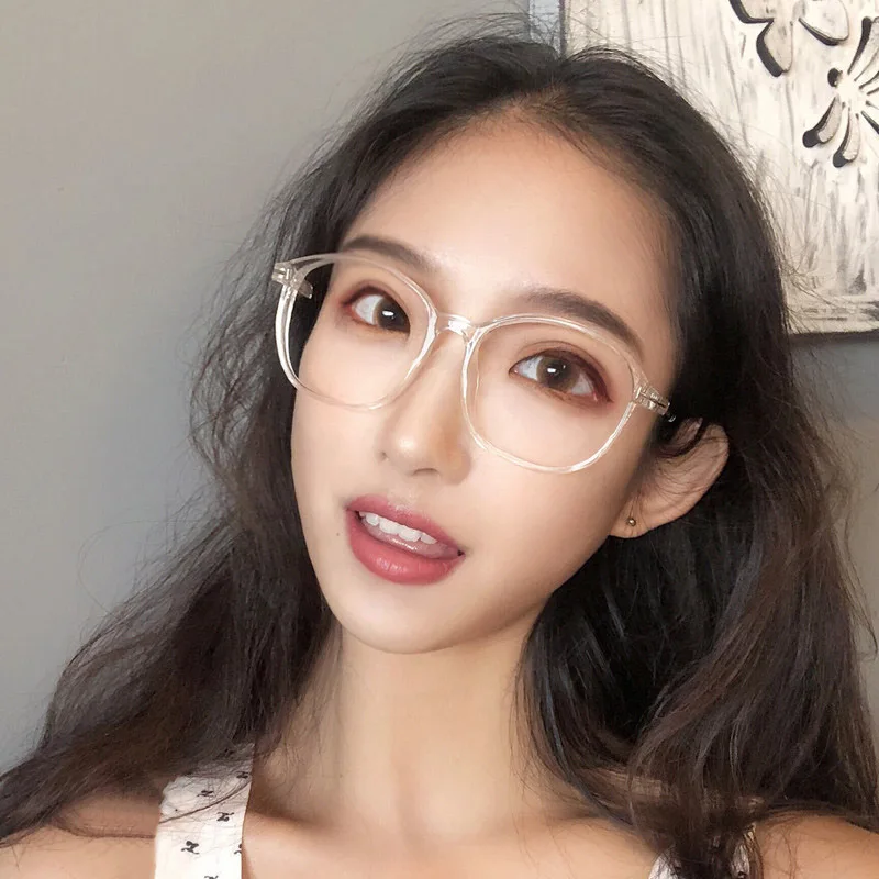 Очки с металлической оправой для близорукости оптические очки большого размера