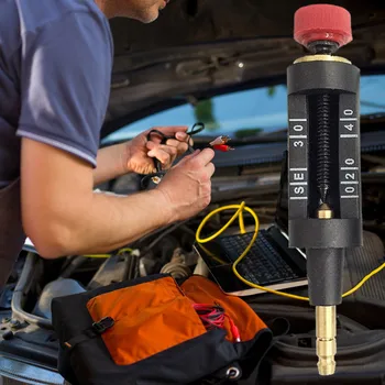 

Vehemo Black Spark Plug Tester Auto Spark Plug Tester Circuit Diagnostic Adjustable High Energy Test Tools