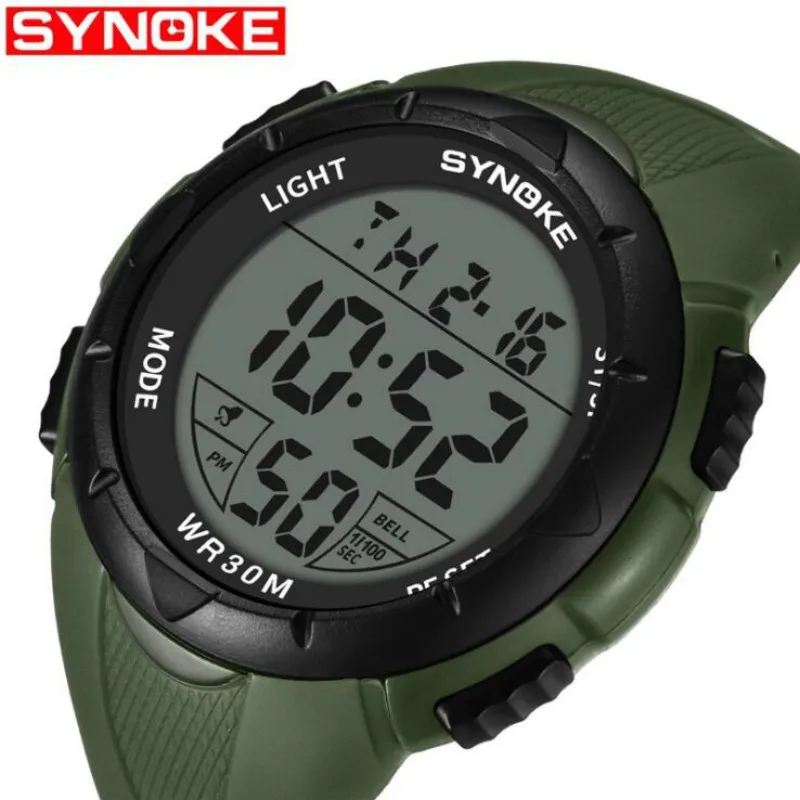 

Luxury Brand Men Sports Watch Fashion Chronos Men's Waterproof LED Digital Watches Man Military Clock Electronic Wristwatches